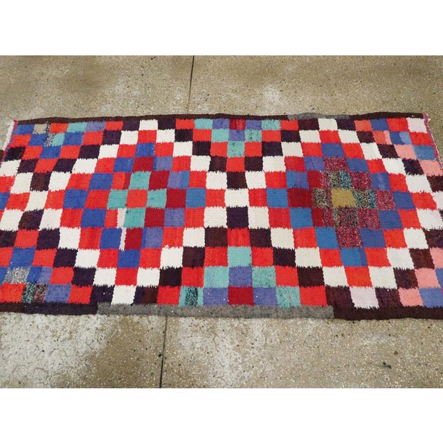 Galerie Shabab Collection Mid-20th Century Persian Flatweave Kilim Accent Rug For Sale In New York - Image 6 of 9