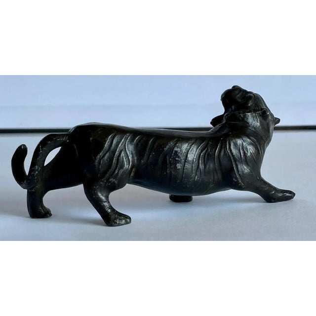 1920s Bronze Roaring Lioness Figurative Sculpture For Sale - Image 4 of 8