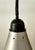 Metal 1960s Space Age Brushed Aluminum & Frosted Glass Pendant Lights a Pair For Sale - Image 7 of 10