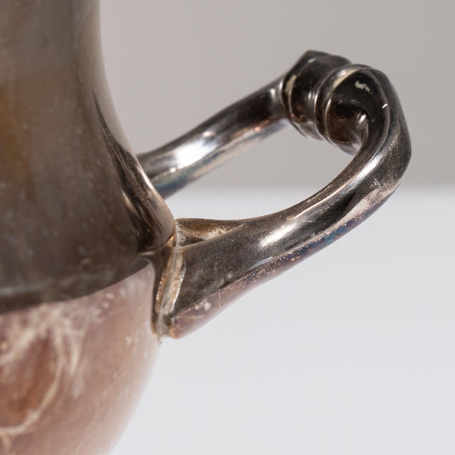 Mid 20th Century Spain Neoclassical Silver Ice Bucket For Sale - Image 13 of 15