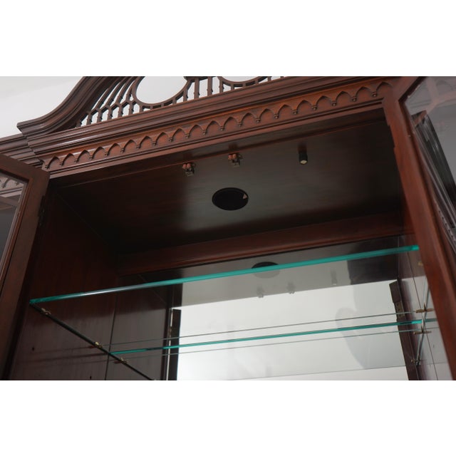 Harden Mahogany 4 Door Breakfront China Cabinet For Sale In Philadelphia - Image 6 of 18