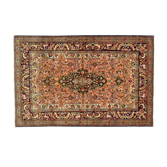 Vintage Silk Rug, 1960s For Sale - Image 14 of 14