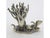 Vintage Italian Coral with Seabed Miniature Figurine in Silver 800, 1970s For Sale - Image 4 of 10