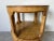 1980s Vintage Maitland-Smith Faux Ostrich Leather Round Two-Tier End Table/ Sold For Sale - Image 5 of 12