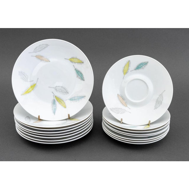 Rosenthal "Bunte Blatter" Tea Service for Eight For Sale - Image 15 of 18