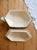 Ivory Antique 19th Century Ironstone Tureen with Rouen Pattern from Longchamp For Sale - Image 8 of 10