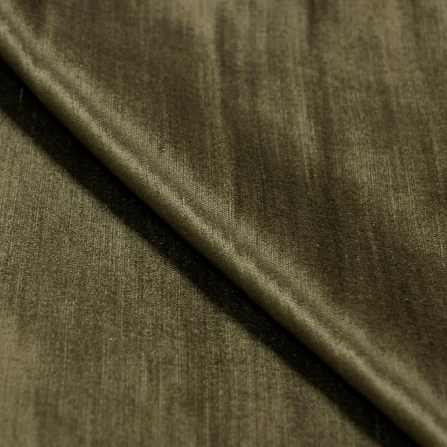 Spritely Home Lulu Wingback Tufted Headboard in Pine Shine Velvet, King For Sale - Image 4 of 6