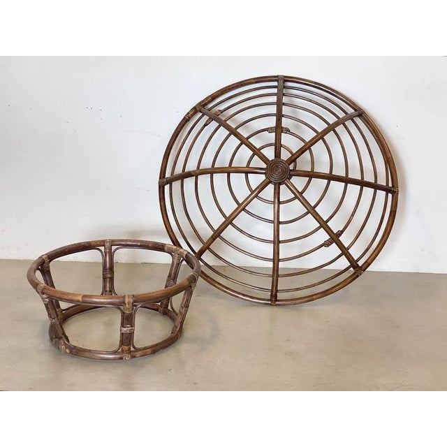 Vintage Bamboo Armchair, 1970s For Sale - Image 4 of 8