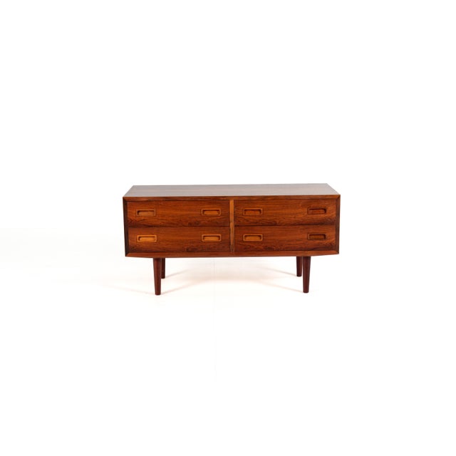 Mid-Century Modern Danish Rosewood Chest of Drawers by Poul Hundevad for Hundevad & Co, 1960s For Sale - Image 6 of 18