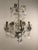 Vintage Crystal & Porcelain Chandelier For Sale - Image 6 of 15