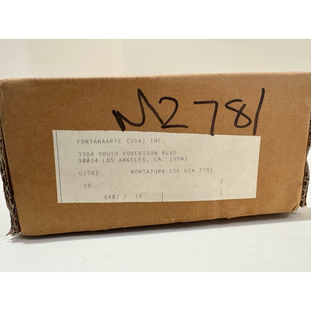 Metal 1990s Gio Ponti Fontana Arte FontanaArte Pirellina Table Lamp New in Box For Sale - Image 7 of 8