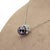 Late 20th Century Tahitian Natural Black Pearl 18k (750) White Gold and Natural Diamond Pendant For Sale In New York - Image 6 of 13