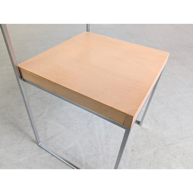 Brown Cuba Chair in Beech by Enzo Berti for Lapalma, Italy For Sale - Image 8 of 12
