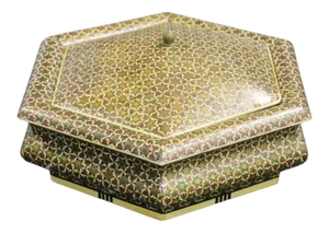 Anglo Indian Micro Sadeli Mosaic Inlaid Box