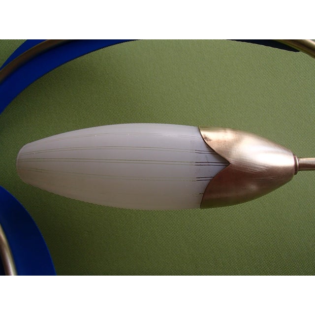 Ceiling Lights with Sconces in Frosted Glass and Metal, 1950s, Set of 3, in Very Good conditions. Designed 1950 to 1959 Up...