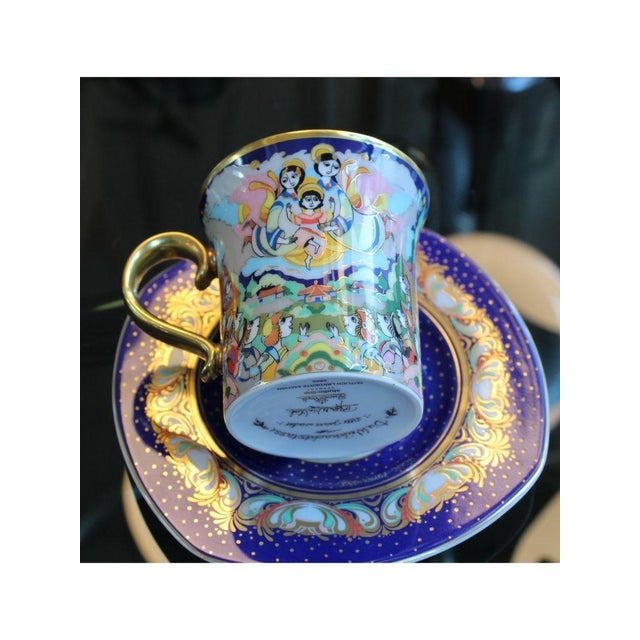 Ceramic Coffee Cup and Saucer from Rosenthal, 2005, Set of 2 For Sale - Image 7 of 8