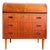 Vintage Egon Ostergaard Danish mid-century roll-top secretary cabinet/desk from the 1960s. Features a beautifully inlaid...