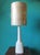 Danish Tall Table Lamp in White Stoneware, 1965 For Sale - Image 6 of 7