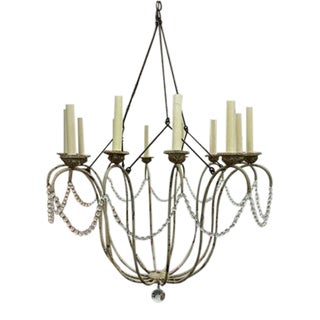 21st Century Niermann Weeks Italian 12 Arm Chandelier For Sale