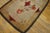 1890s Medallion Roses Beige Ground Folk Art Antique Amercian Hooked Small Rug For Sale In New York - Image 6 of 9