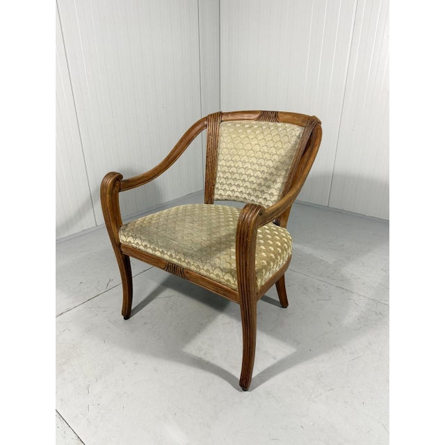 Antique Armchair in Velour, 1900s For Sale - Image 15 of 18