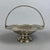 Silver-Plated Basket Centerpiece, 1800s For Sale - Image 6 of 12