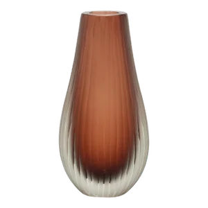 Hand-Blown Murano Supreme Vase in Light Amaretto Tall