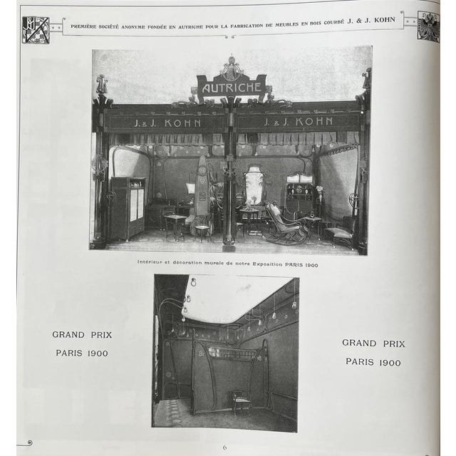 Wood Dining Room Set by Gustav Siegel & Joseph Maria Olbrich Armchairs, Vienna, 1900, Set of 3 For Sale - Image 7 of 18