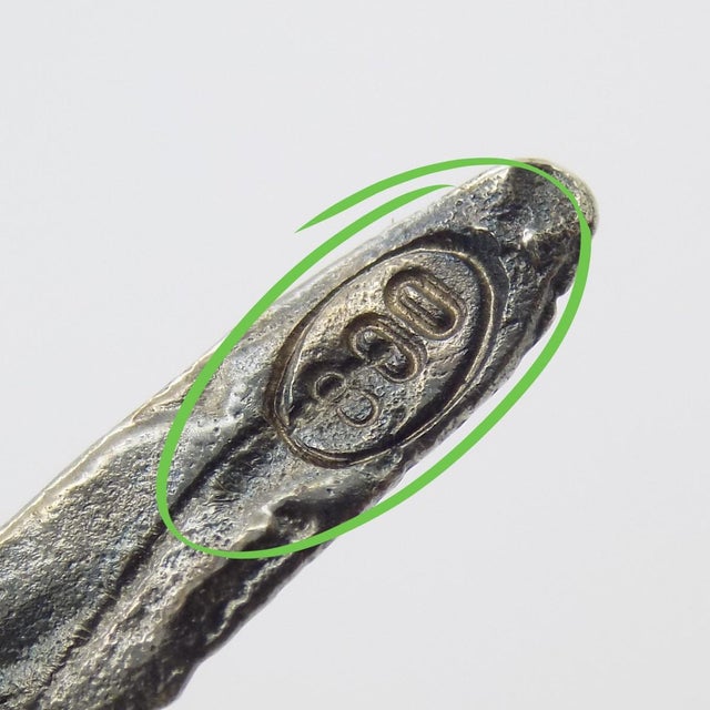 Vintage Italian Handmade Silver 800 Pheasant Large Figurine Animal Sculpture For Sale - Image 10 of 12