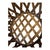 Metal Vintage Metal Basket Weave Garden Planter Stand With Scrollwork and Aged Patina For Sale - Image 7 of 8