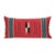 Mexican Red Serape Bolste Pillow For Sale