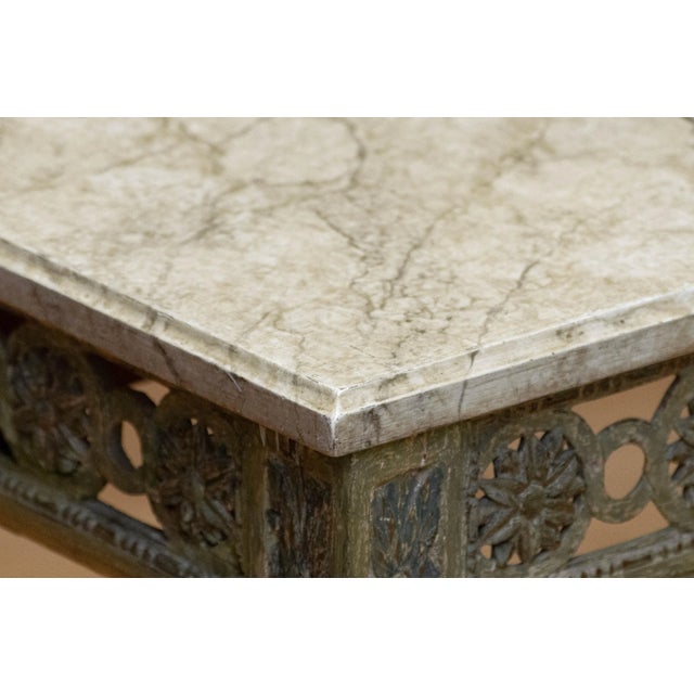 Antique Gustavian Swedish Painted Console, Early 18th Century For Sale - Image 3 of 9