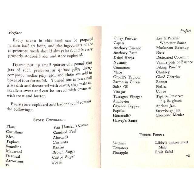 Paper "Meals on a Tray" 1927 Leyel, Mrs. c.f. For Sale - Image 7 of 9