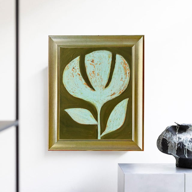 Medium: Oil on canvas Frame: Gold, brushed Size: 15" x 19" Artist: Tatiana Duperault Condition: Excellent One of a kind —...