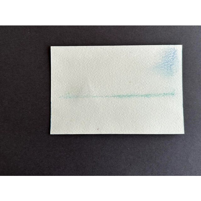 Trying to squeeze the last drop of sunlight from the day. Signed watercolor seascape, ready to frame.