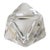 Baccarat or Murano Style Faceted Crystal Ashtray or Catchall. For Sale