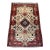 Vintage Red & Cream Caucasian Rug For Sale