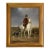 American "Hunting With Greyhounds" Contemporary Reproduction Canvas Print After Gustav Quentell, Framed For Sale - Image 3 of 3
