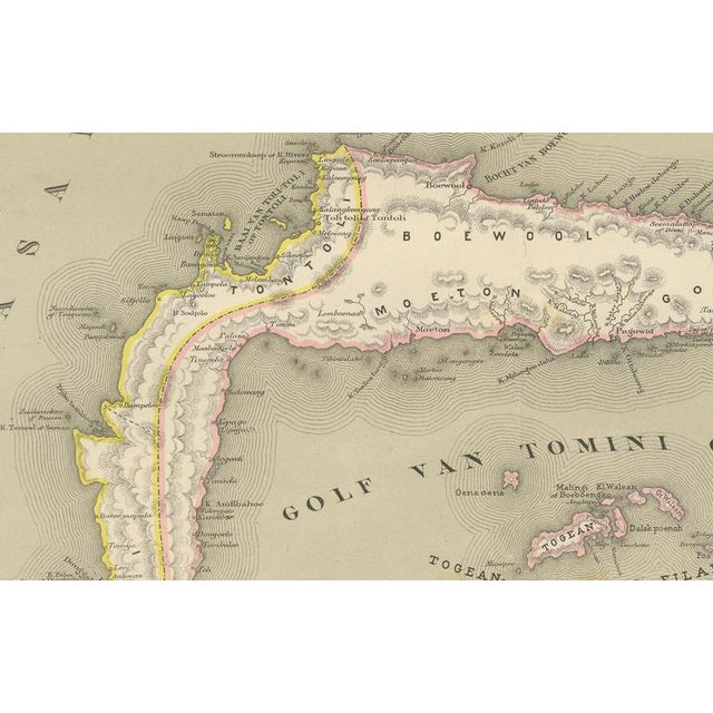 Antique Maps of Celebes Sulawesi - Dornseiffen in the Dutch East Indies, 1884, Set of 2 For Sale - Image 9 of 12