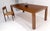 Massive Solid TEAK 41x87 Dining Conference Table Parsons Style MINT For Sale - Image 9 of 11