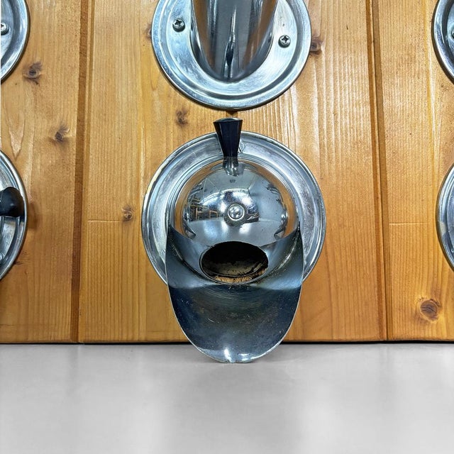 Italian Coffee Dispenser in Wood, Glass and Metal, 1960s For Sale - Image 17 of 18