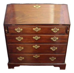 Circa 1750 Early George III Period Slant Front Bureau Desk