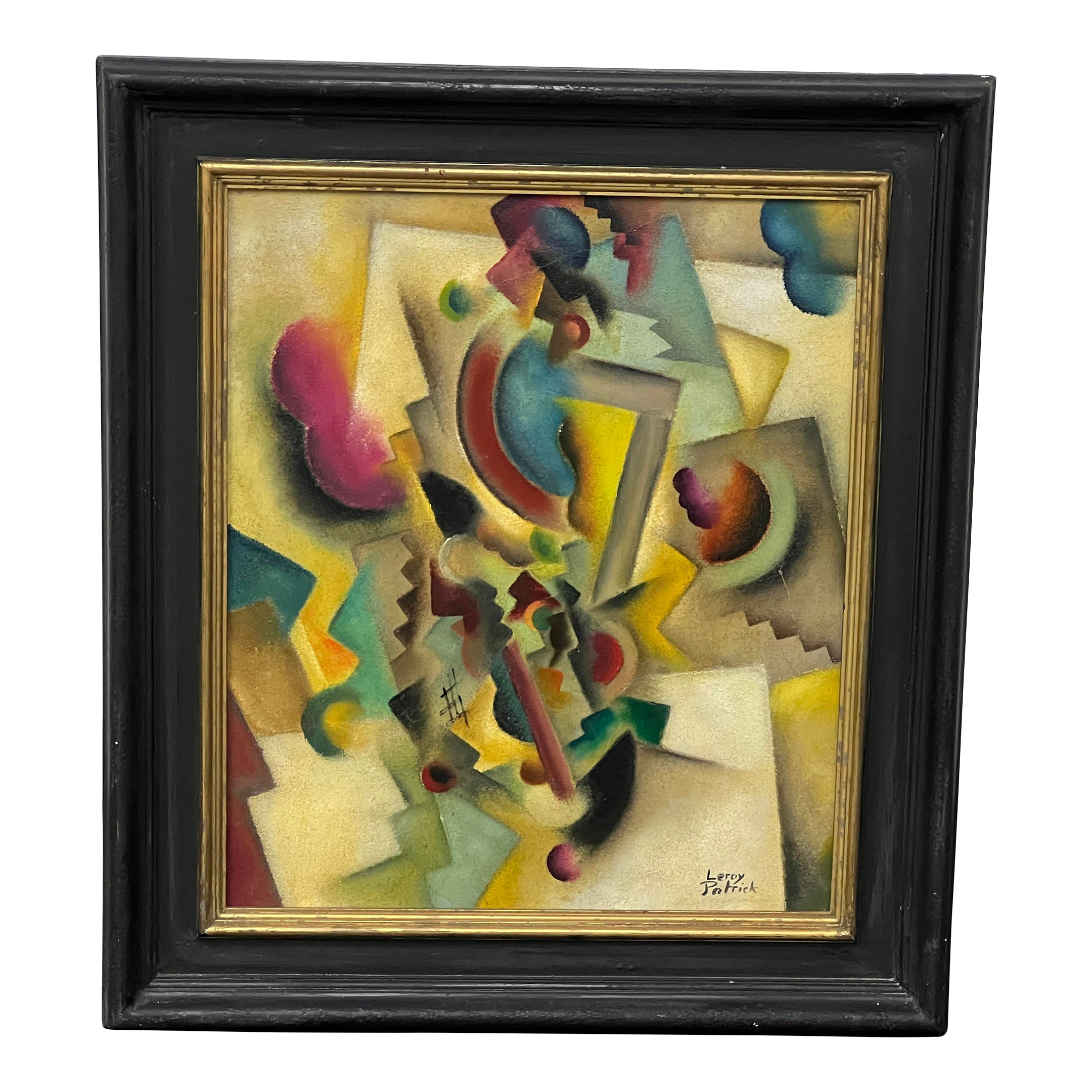 Leroy Patrick Composition of Mixed Techniques on Panel - image 0