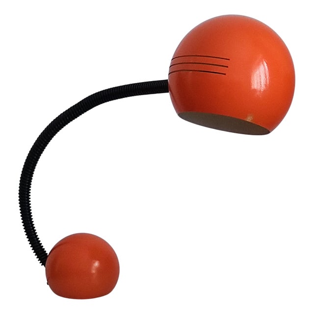 Sphere Table Lamp with Articulated Arm, 1970s For Sale