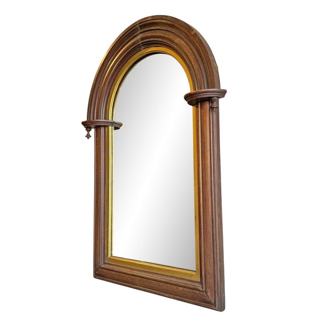 American 19th Century American Arch-Topped Mirror For Sale - Image 3 of 10