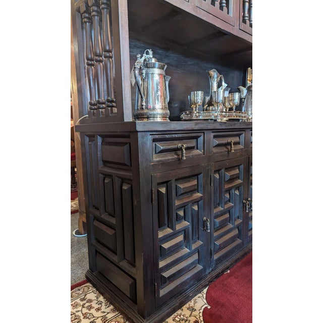 Arts and Crafts Ebonized Cabinet For Sale - Image 6 of 12