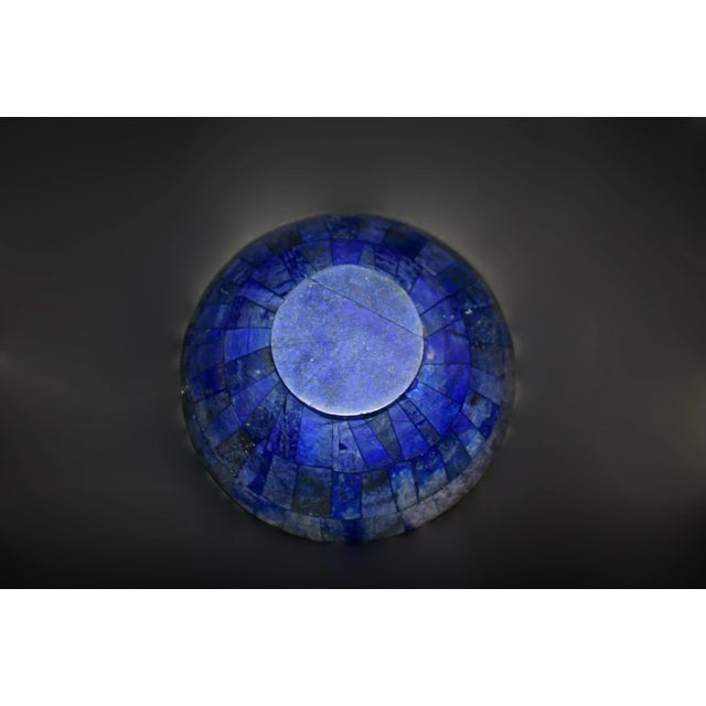 Blue Fine Lapis Lazuli Bowl For Sale - Image 8 of 8