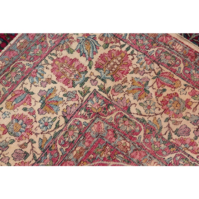 Antique Persian Lavar Kerman Rug With All-Over Floral Design in Jewel Tones 9'0"x12'0" For Sale - Image 10 of 10