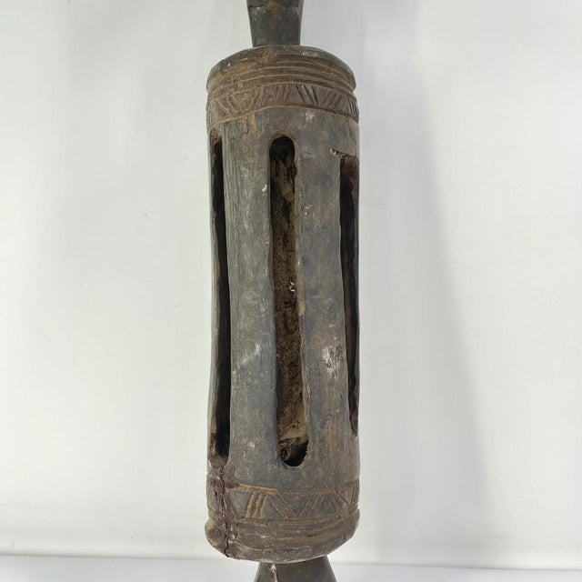 Early 20th Century Baule Split Gong Côte d'Ivoire For Sale In Denver - Image 6 of 9