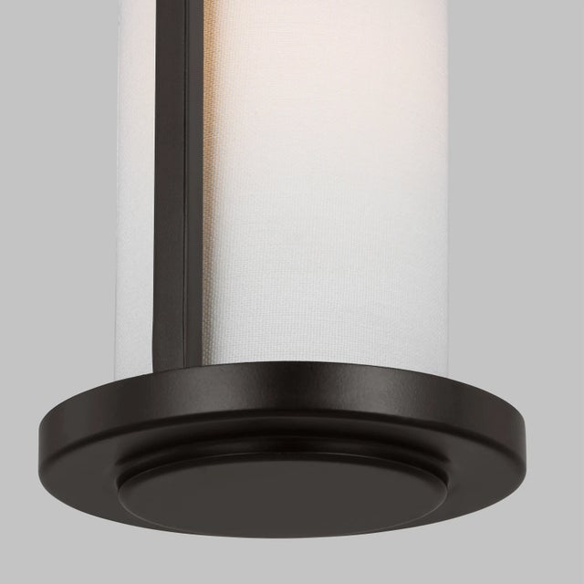 Visual Comfort Thom Filicia by Visual Comfort Studio Sherwood 1-Light Mini Pendant in Aged Iron For Sale - Image 4 of 5